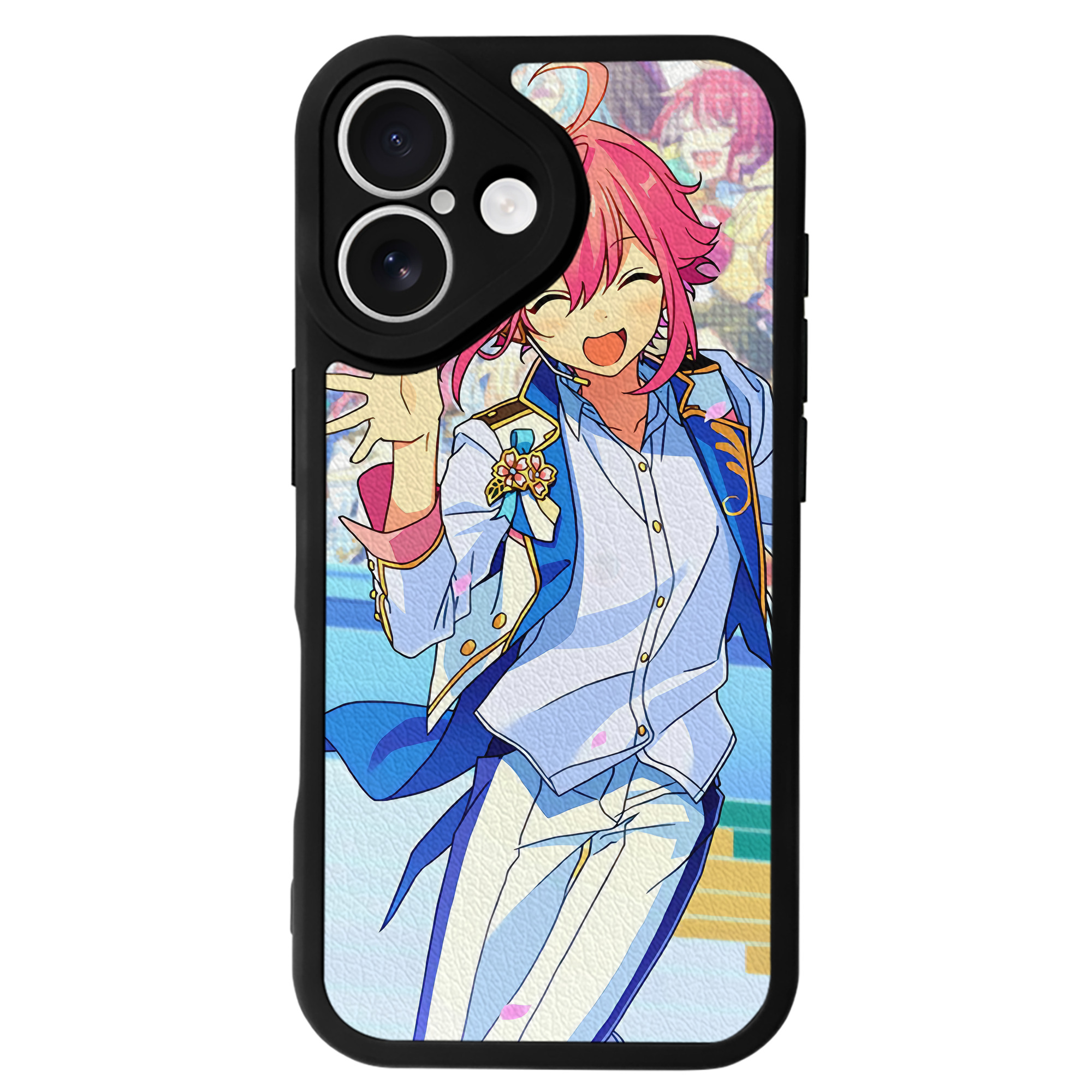 （画像用） あんさんぶるスターズ! Ensemble Stars 【iPhone 16シリーズ対応】シリコンスマホケース（レザー調） 材質：シリコン